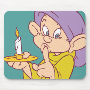 Tapis De Souris Dopey tenant une bougie