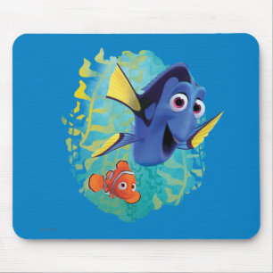 Tapis De Souris Dory et Nemo  Nager avec ses amis