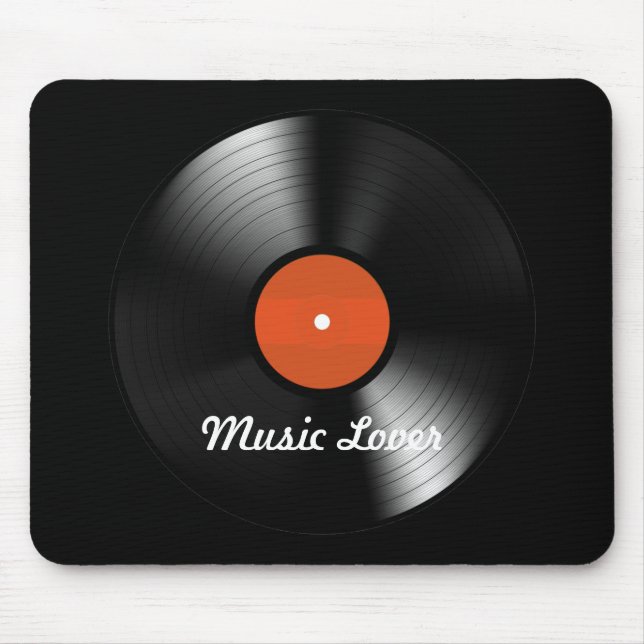 Tapis De Souris Dossier de vinyle (Devant)