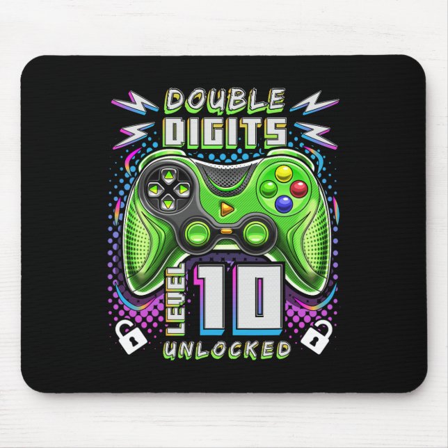 Tapis De Souris Double chiffres Niveau 10 Déverrouillé Jeu vidéo 1 (Devant)