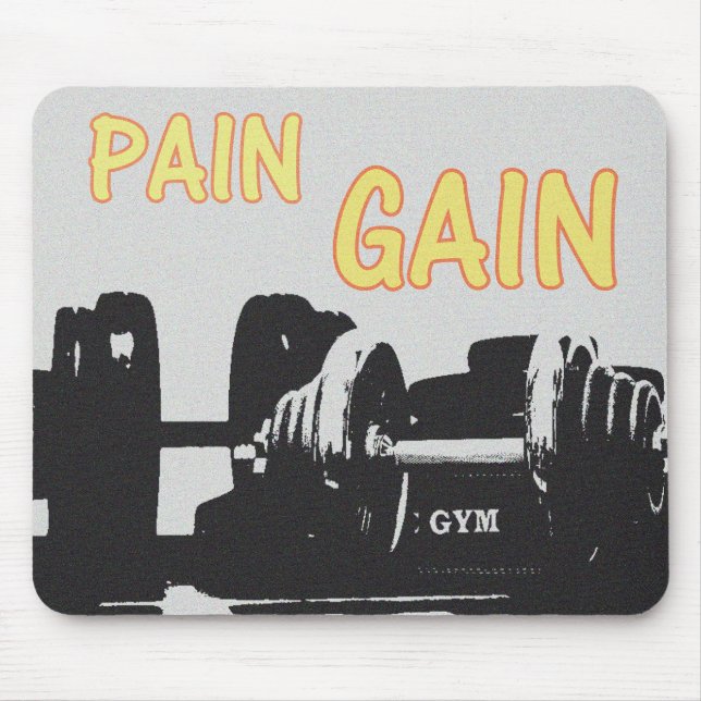 Tapis De Souris Douleur et gain (Devant)
