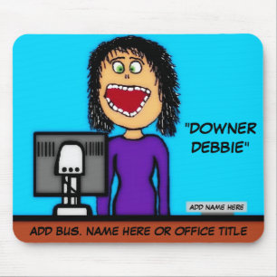 Tapis De Souris Downer Debbie Cartoon