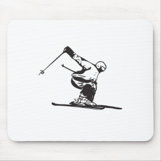 Tapis De Souris Downhill Skiing Skier