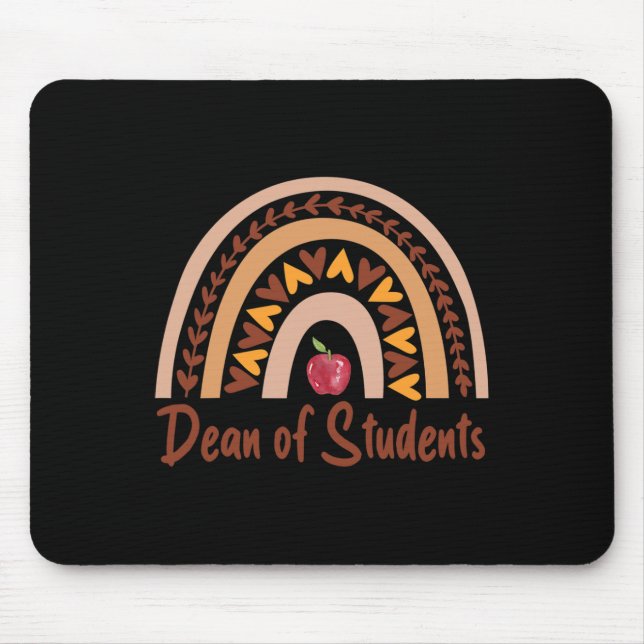 Tapis De Souris Doyen arc-en-ciel des élèves Retour à l'école Appr (Devant)