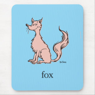 Tapis De Souris Dr. Seuss   Renard Rose