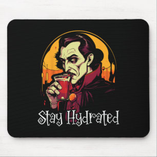 Tapis De Souris Dracula Halloween Trick Ou Treat Éffrayant Vamp