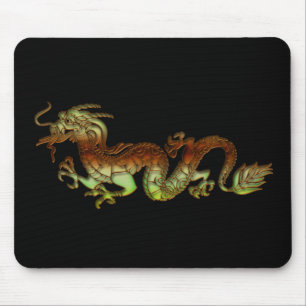 Tapis de souris Dragon Bicolore
