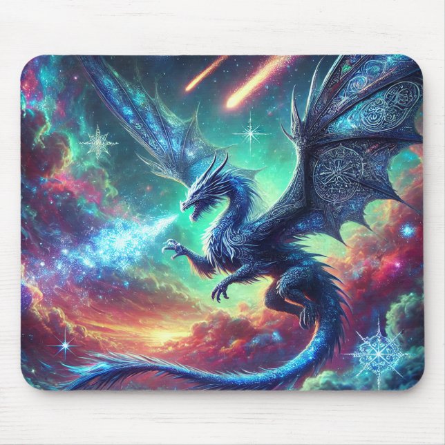 Tapis De Souris Dragon bleu (Devant)