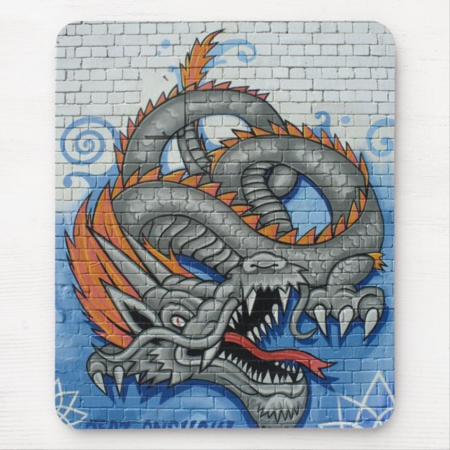 Tapis De Souris Dragon de jet (Devant)