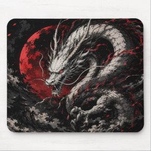 Tapis De Souris Dragon de la Lune de Sang