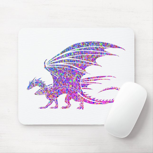 Tapis De Souris Dragon de mosaïque Extraordinaire (Avec souris)