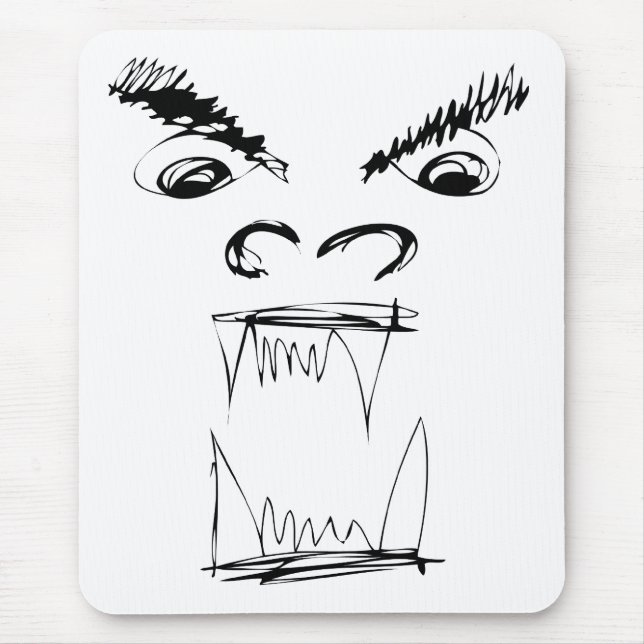 Tapis De Souris Dragon fâché (Devant)