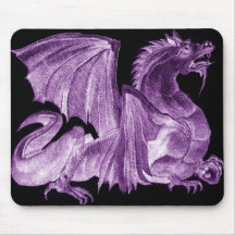 Dragon Mousepad pourpre principal