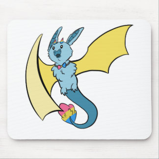 Tapis De Souris Dragon Pansexual de batte de fierté