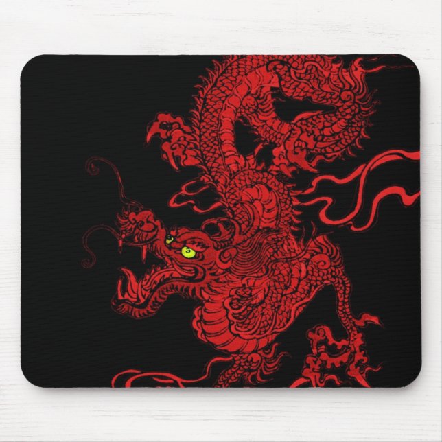 Tapis De Souris Dragon rouge (Devant)