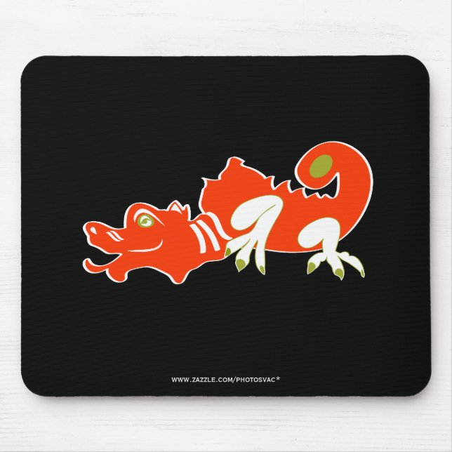 Tapis De Souris Dragon rouge (Devant)