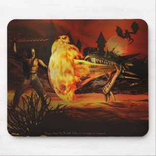 Tapis De Souris Dragon Slayer Par Michelle Wilder Mousepad