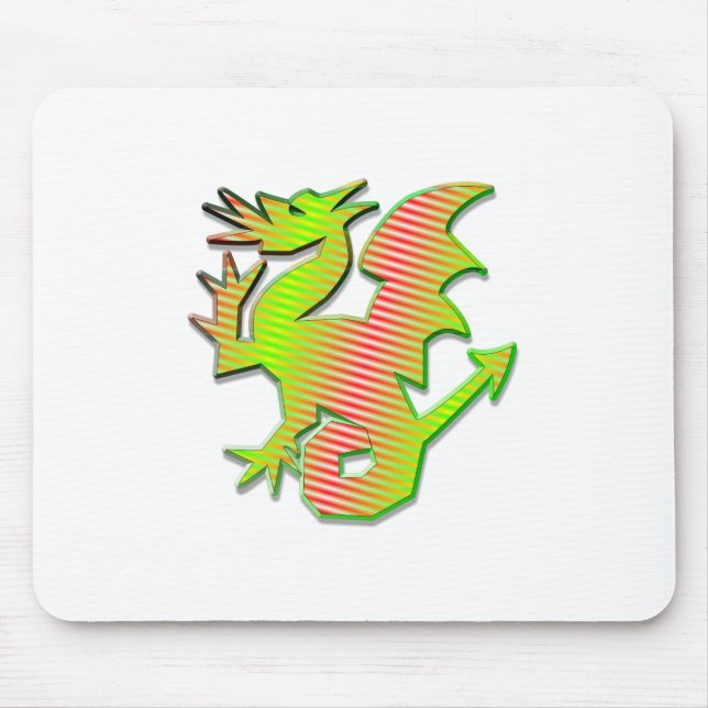 Tapis De Souris Dragon stylisé (Devant)