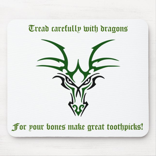 Tapis De Souris Dragon Tread Soigneusement Souris Pad (Devant)