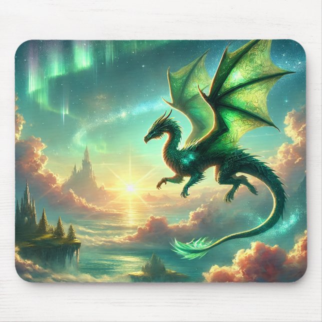 Tapis De Souris Dragon vert (Devant)