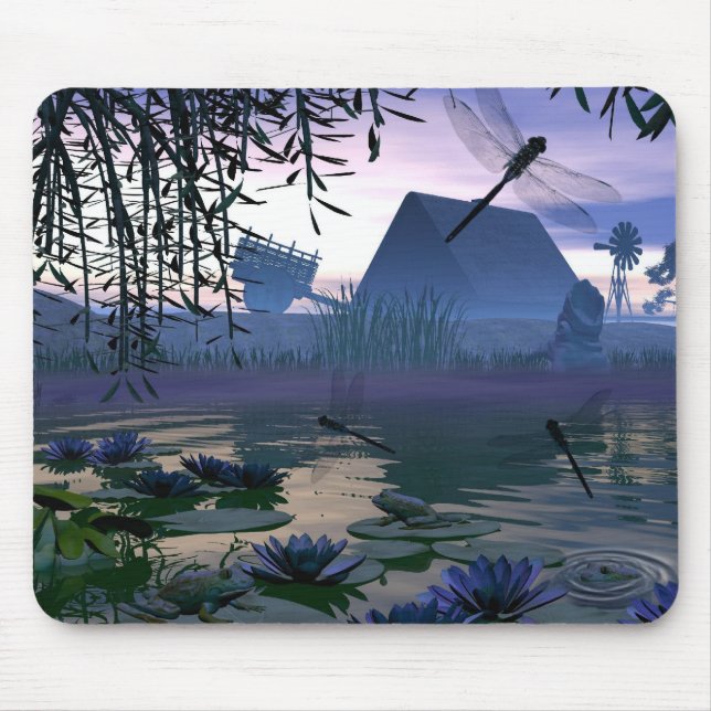 Tapis De Souris Dragonfly Pond Mousepad (Devant)