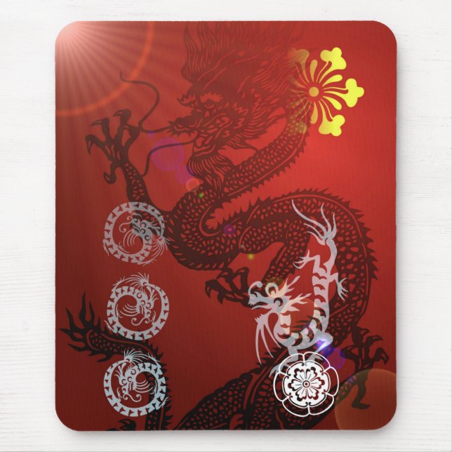 Tapis De Souris Dragons orientaux (Devant)