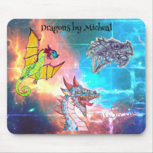 Tapis De Souris Dragons par Micheal Mousepad