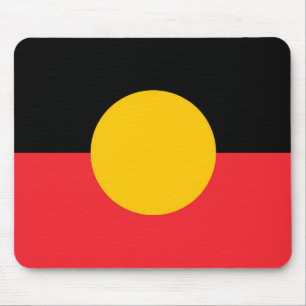 Tapis De Souris Drapeau aborigène australien