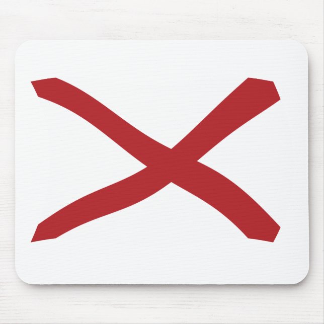 Tapis De Souris Drapeau Alabama Mousepad (Devant)