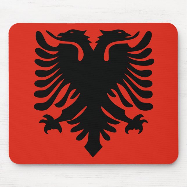 Tapis De Souris drapeau albanais mousepad (Devant)