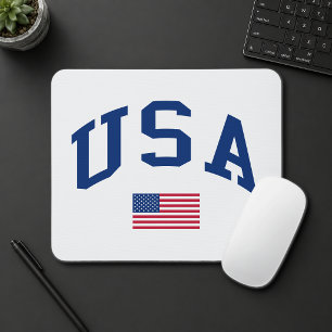 Tapis De Souris Drapeau américain de la fête de l'indépendance pat