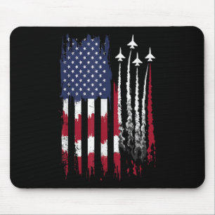 Tapis De Souris Drapeau américain de la Force aérienne Patriotique