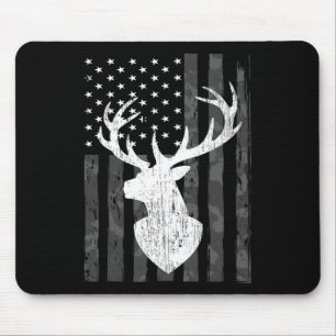Tapis De Souris Drapeau américain drôle camouflage cerf buck chass