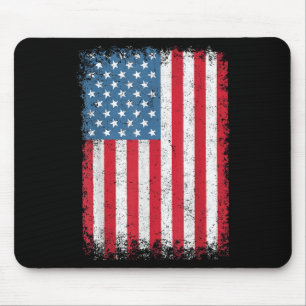 Tapis De Souris Drapeau Américain Patriotique Pour Hommes Femmes E