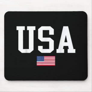 Tapis De Souris Drapeau Américain Patriotique Pour Hommes Femmes E