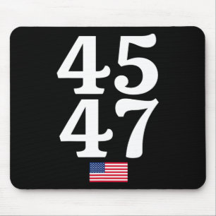Tapis De Souris Drapeau américain Trump 2024