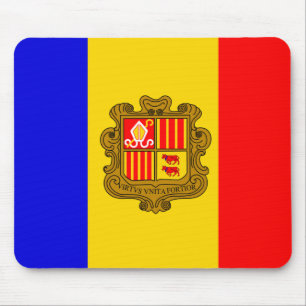 Tapis De Souris drapeau andorra mousepad