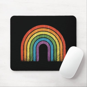 Tapis De Souris Drapeau arc-en-ciel LGBTQ Fierté gay Sensibilisati