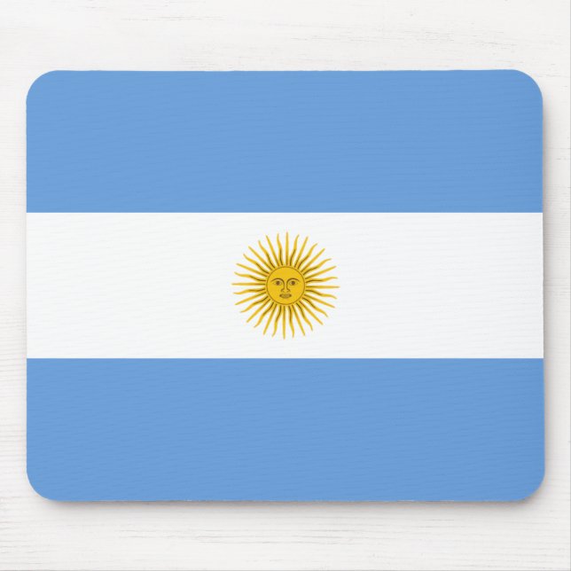 Tapis De Souris Drapeau argentin Mousepad (Devant)