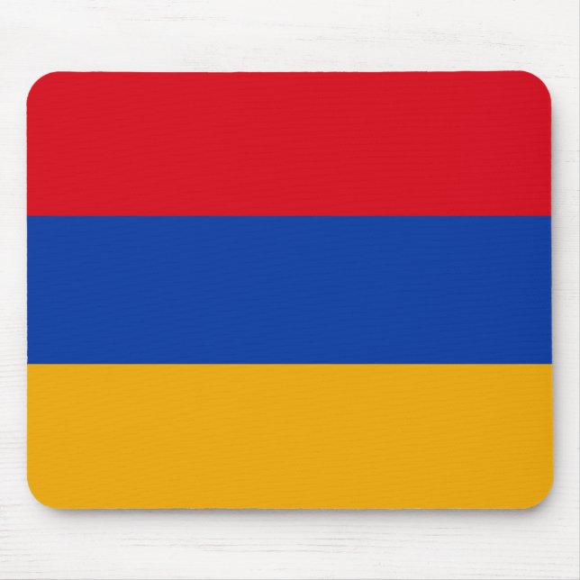 Tapis De Souris Drapeau arménien (Devant)