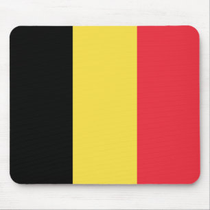 Tapis De Souris Drapeau belge patriotique