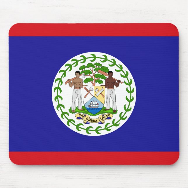Tapis De Souris Drapeau bélizien (Devant)