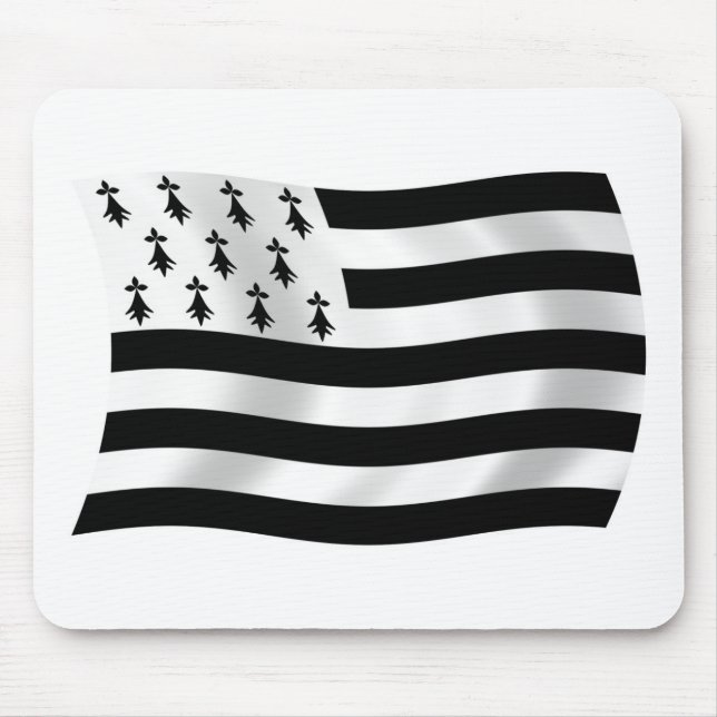 Tapis De Souris Drapeau breton Mousepad (Devant)