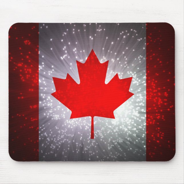 Tapis De Souris Drapeau canadien (Devant)