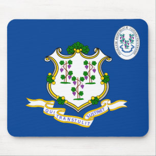 Tapis De Souris Drapeau Connecticut