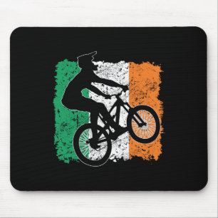 Tapis De Souris Drapeau Cool Irlande Vintage Drapeau Irlandais Mtb