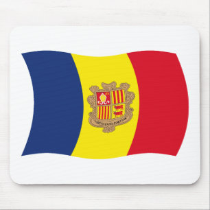 Tapis de souris Drapeau d'Andorre