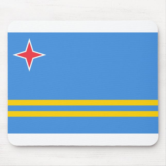Tapis De Souris Drapeau d'Aruba (Devant)