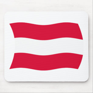Tapis de souris Drapeau d'Autriche