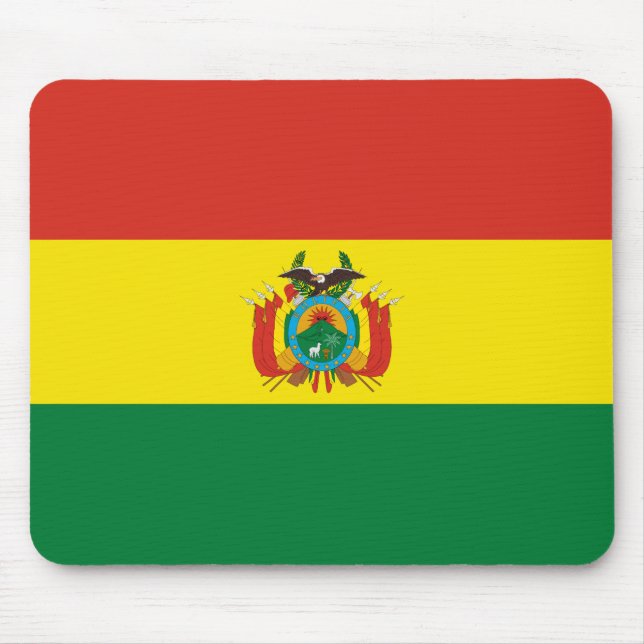 Tapis De Souris Drapeau de Bolivie patriotique (Devant)